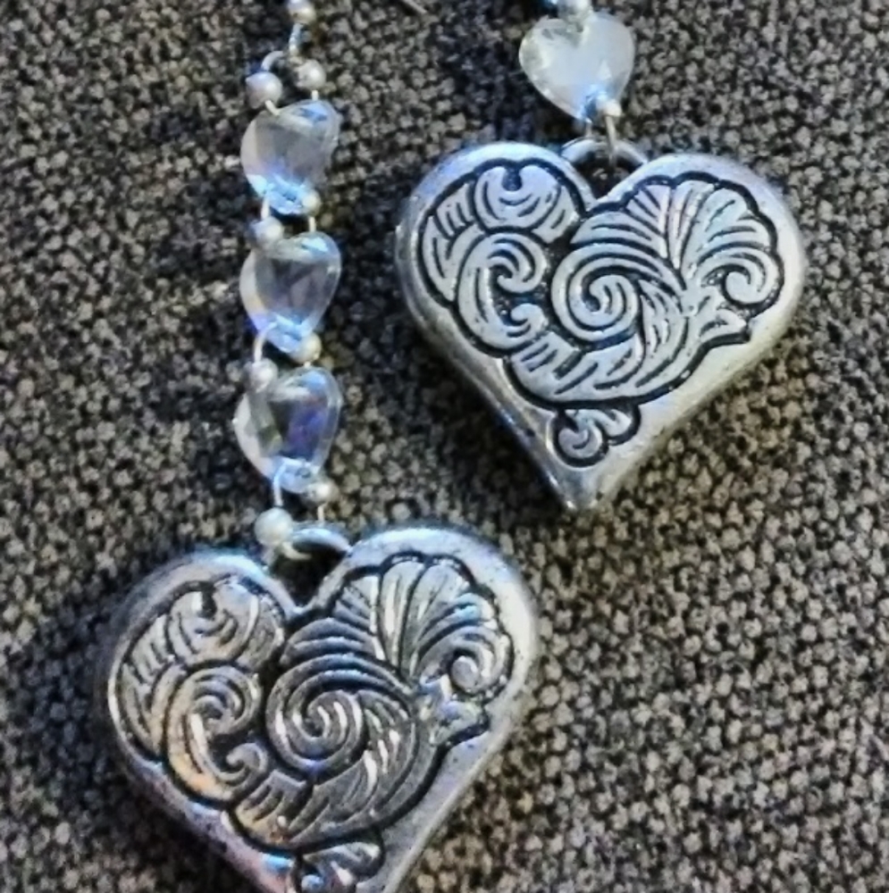 New, Heart Earrings